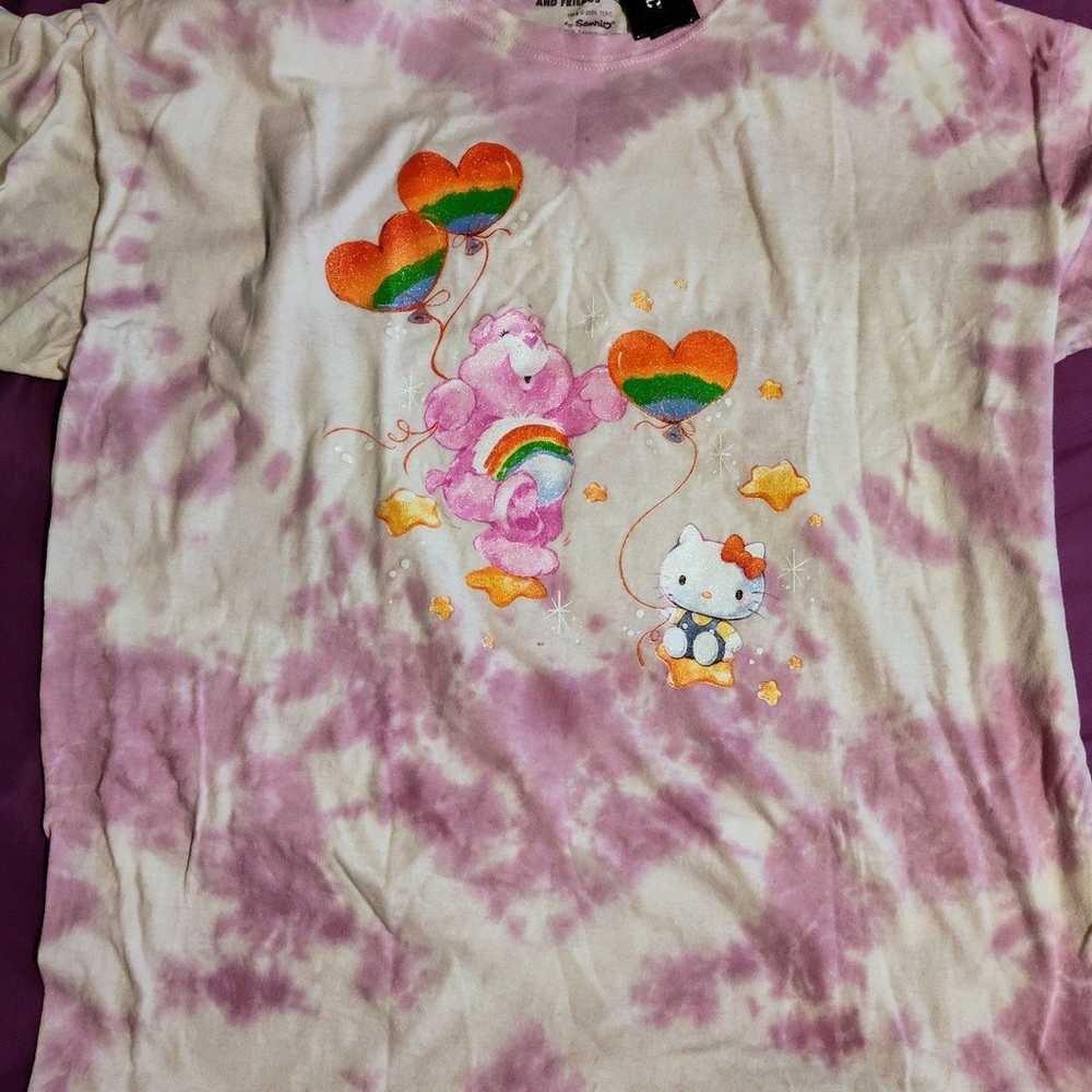 2 Care bear shirts - image 2