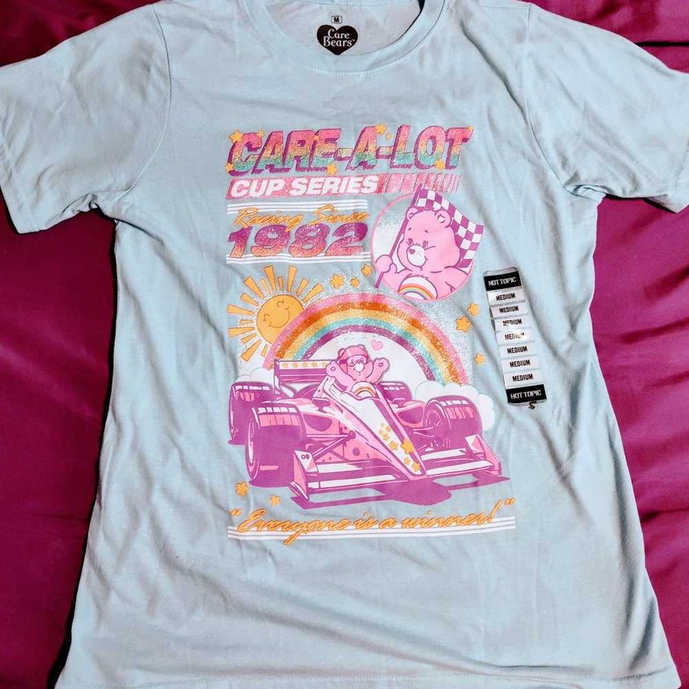 2 Care bear shirts - image 3