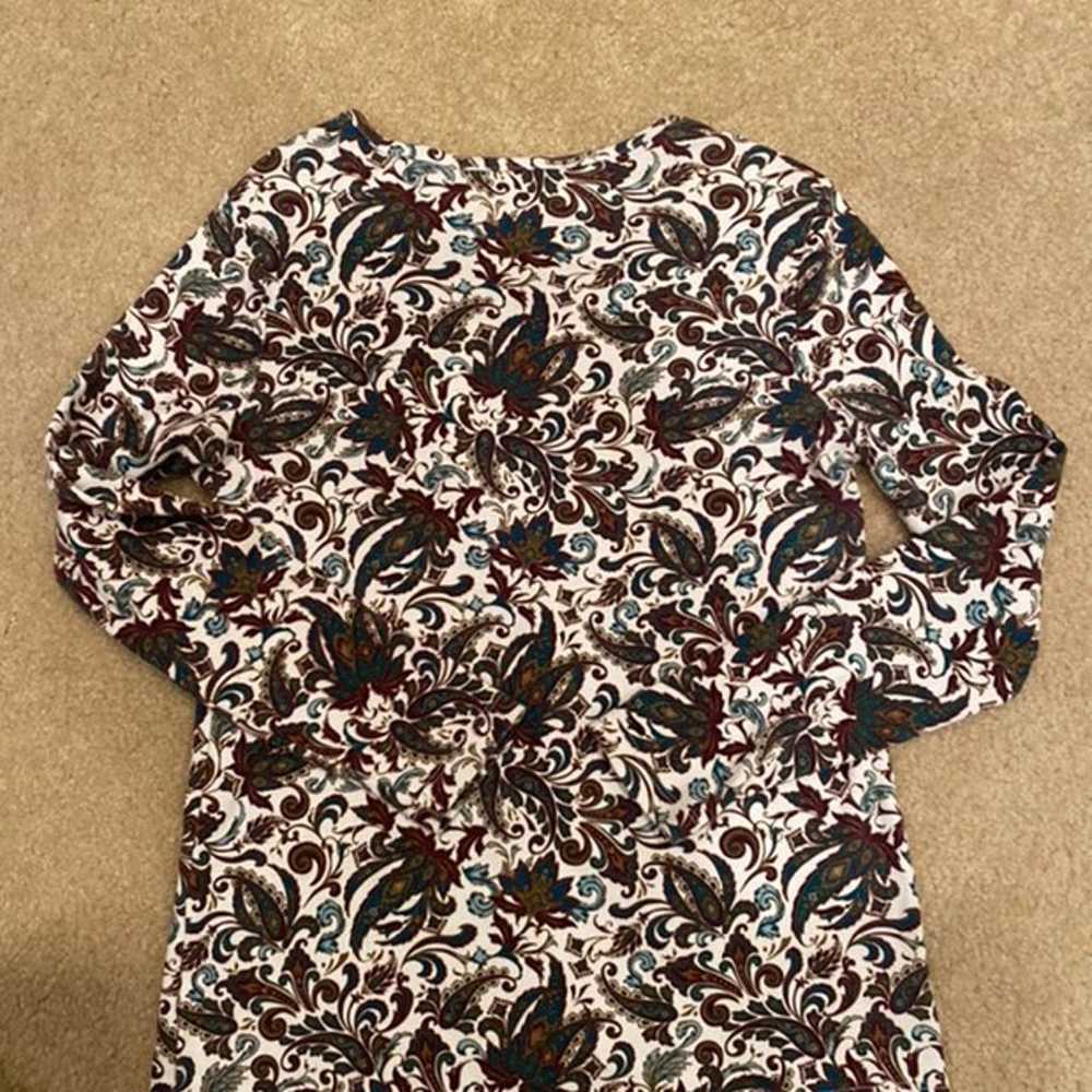 Boho Paisly Ladies Cotton Top | Size Small | West… - image 8