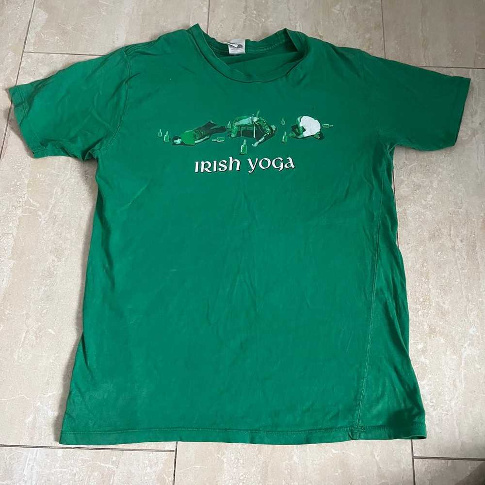 irish yoga funny graphic tee - image 2