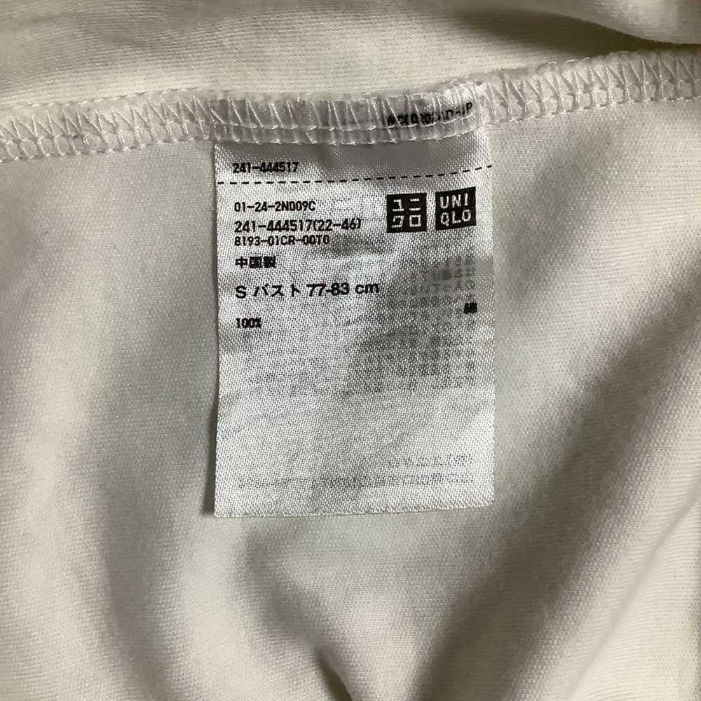 F782【Uniqlo】Women's size S, White, Short-sleeve T… - image 7