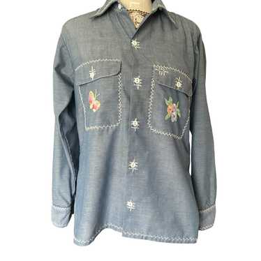 Vintage women’s embroidered JCPenney Big Mac top … - image 1