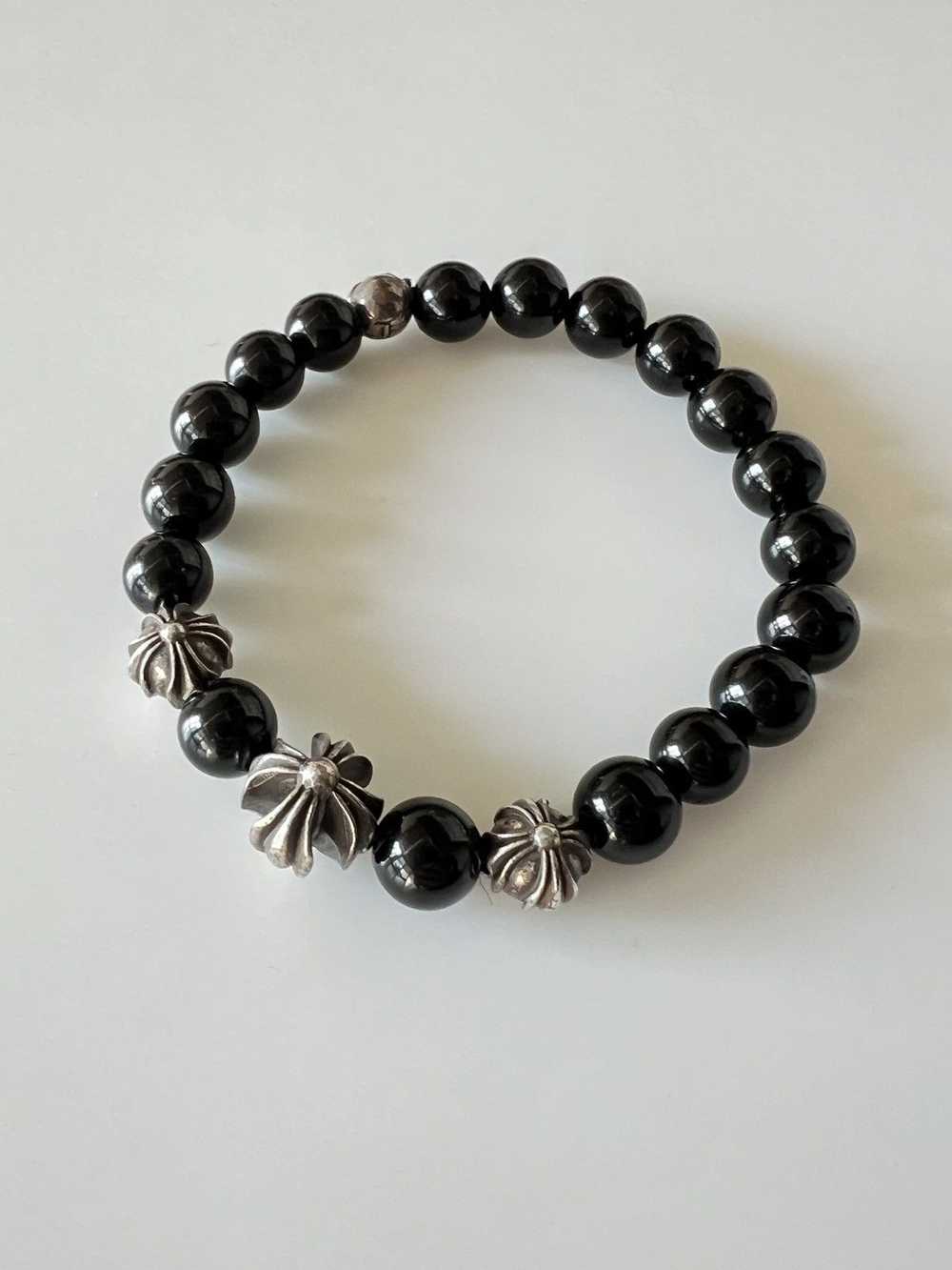 Chrome Hearts Chrome Hearts Obsidian Sterling Sil… - image 1