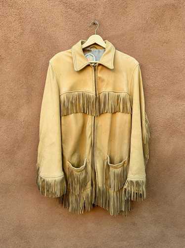 Genuine Native Deerskin 1940's Fringe Jacket with 