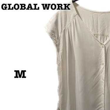 Global Work Blouse French Sleeve Women's Top