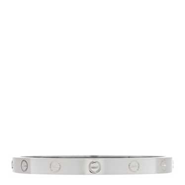 CARTIER 18K White Gold LOVE Bracelet 17 - image 1