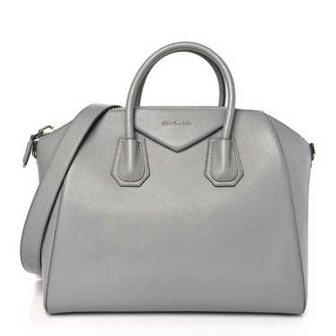 GIVENCHY Sugar Goatskin Medium Antigona Pearl Grey - image 1