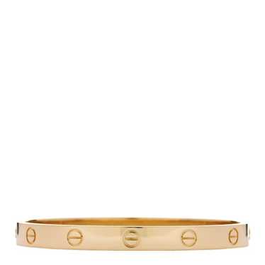 CARTIER 18K Yellow Gold LOVE Bracelet 17 - image 1