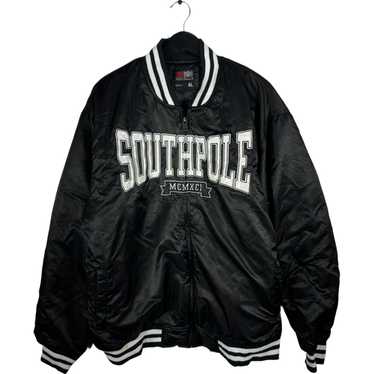 Southpole South Pole Button Down Satin Bomber Jac… - image 1