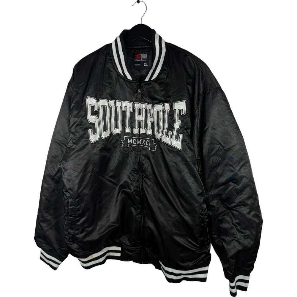 Southpole South Pole Button Down Satin Bomber Jac… - image 3