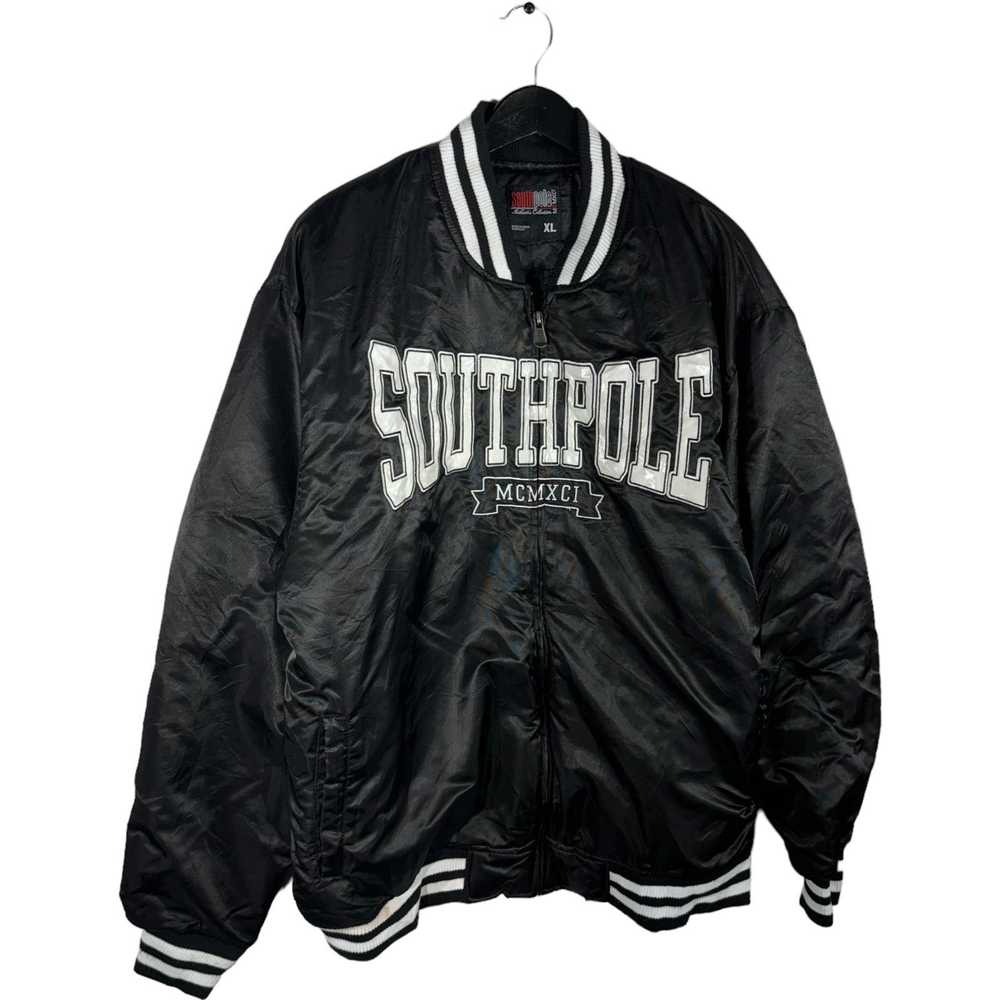 Southpole South Pole Button Down Satin Bomber Jac… - image 4