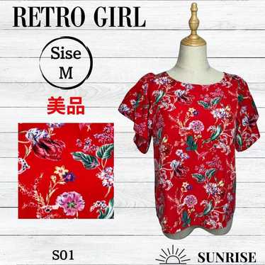 ★Excellent condition★ RETRO GIRL retro girl top sh