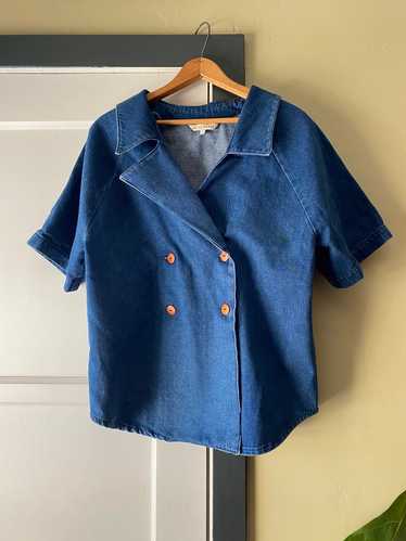 ALIYA WANEK Denim Agnes Shirt (M) | Used,… - image 1