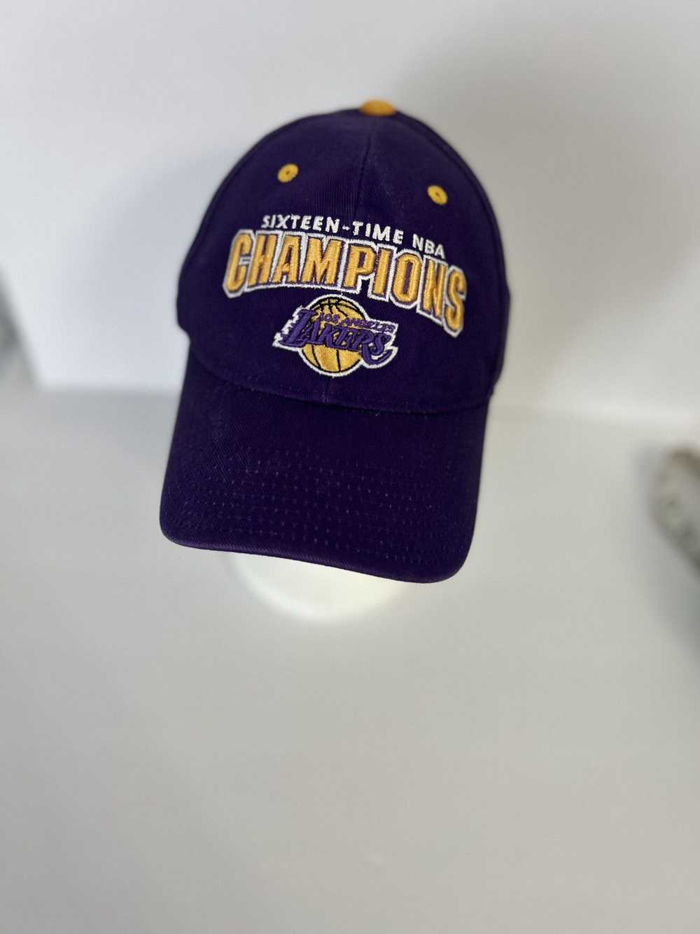 NBA Lakers Vintage Hat Sixteen-Time NBA Champions - image 1