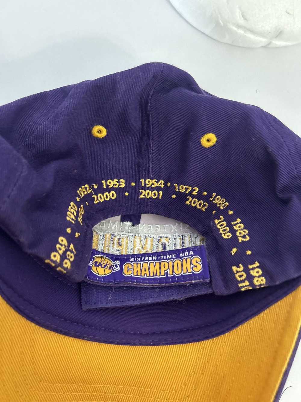 NBA Lakers Vintage Hat Sixteen-Time NBA Champions - image 9