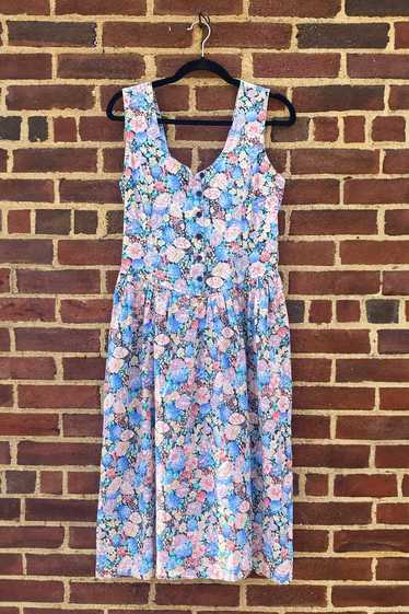 Carolina Colours Vintage 80's Floral Bow Sundress…