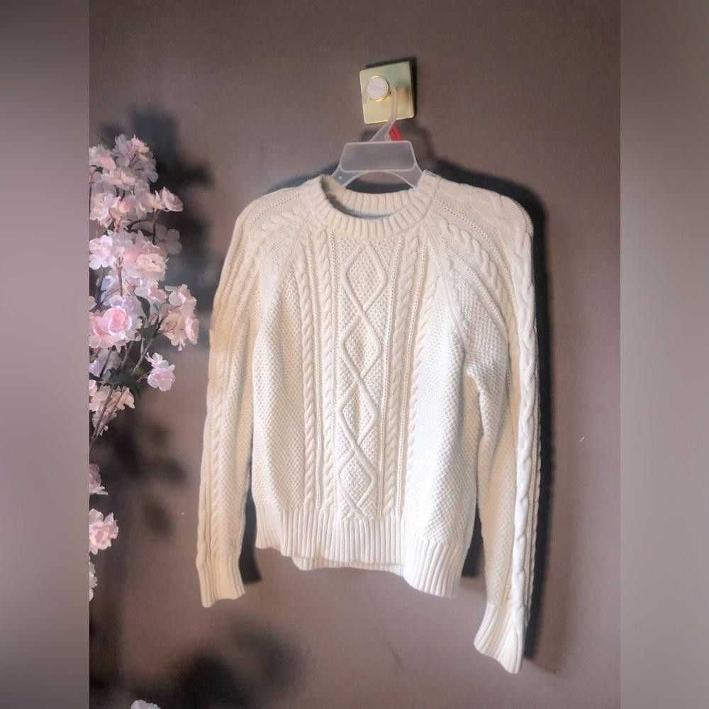 Gap Knitted crochet pullover sweater by gap - image 1