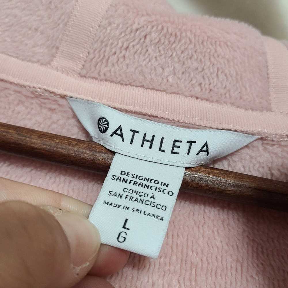 Athleta Athleta Cozy Karma Pink Quarter Zip Hoodi… - image 6