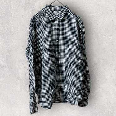 UNIQLO Women's Long Sleeve Shirt Size M Navy Check - image 1