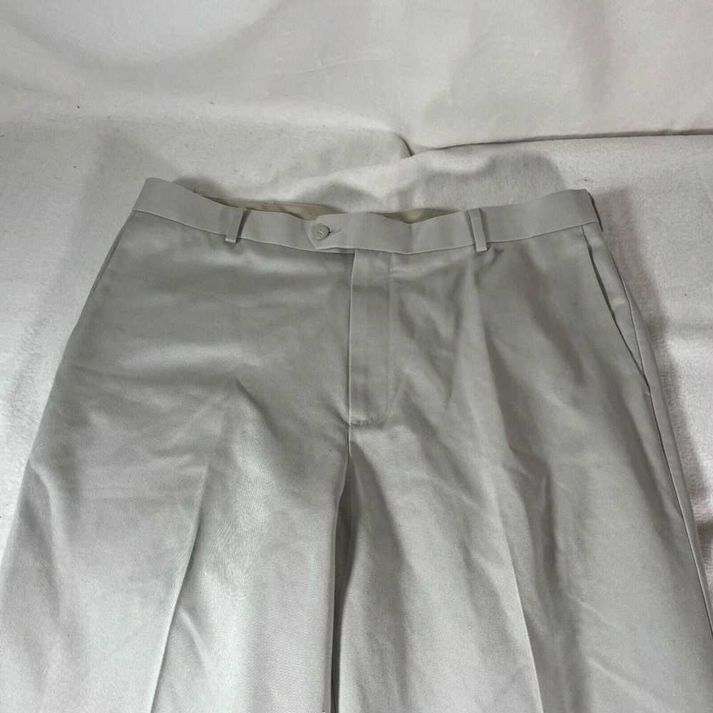 Izod Dockers Dress Pants Mens 36 White Stone D4 R… - image 2