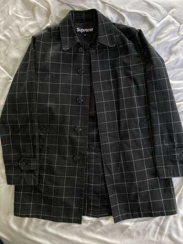 Supreme 13ss windowpane trench