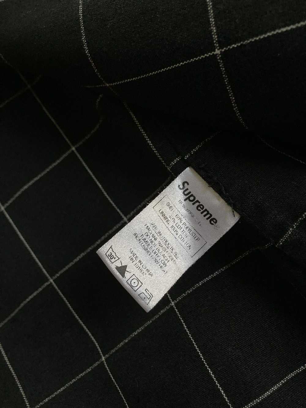 Supreme 13ss windowpane trench - image 2