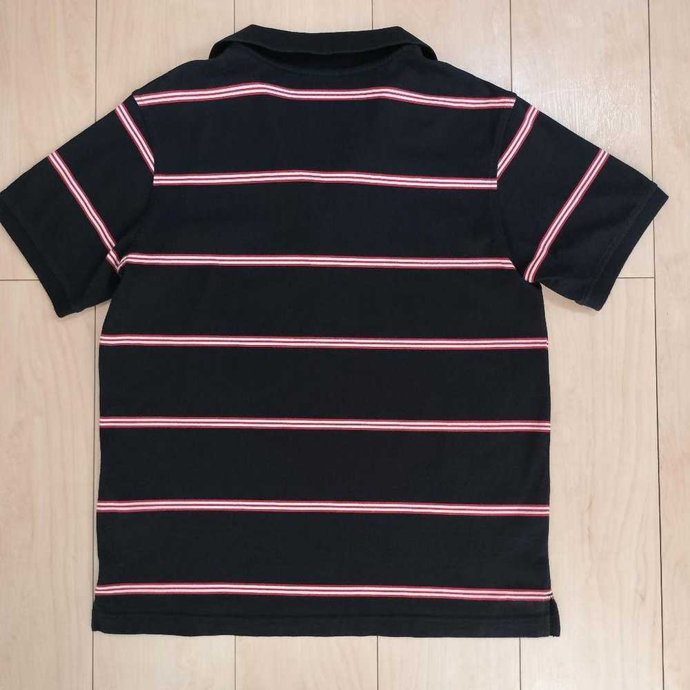 Black Adidas polo shirt with black border, size M… - image 10