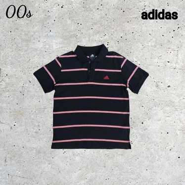 Black Adidas polo shirt with black border, size M… - image 1