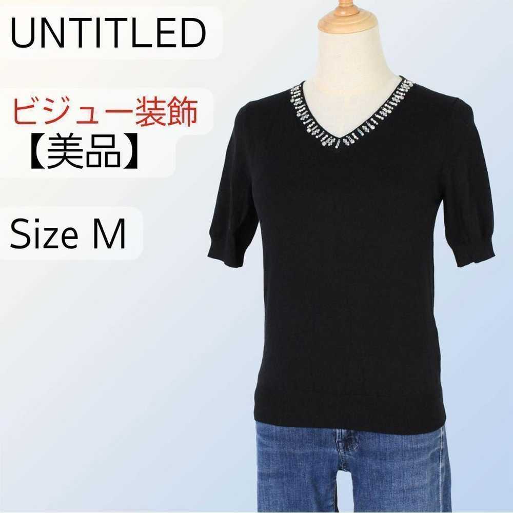 【Excellent condition】UNTITLED Rhinestone Decorate… - image 1