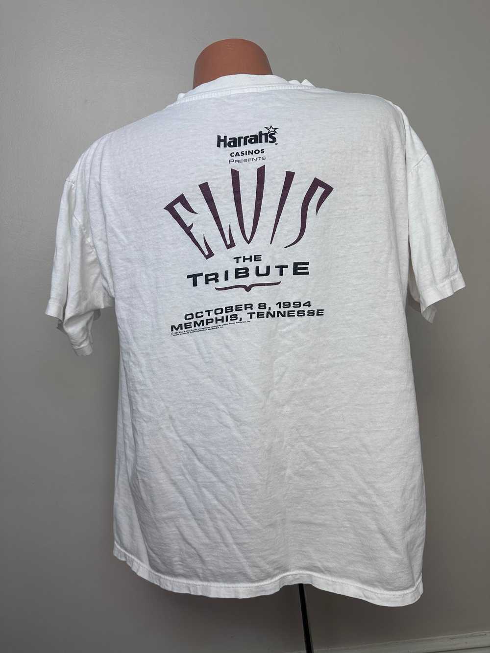 1990s Elvis The Tribute Concert T Shirt, GEM, 199… - image 2