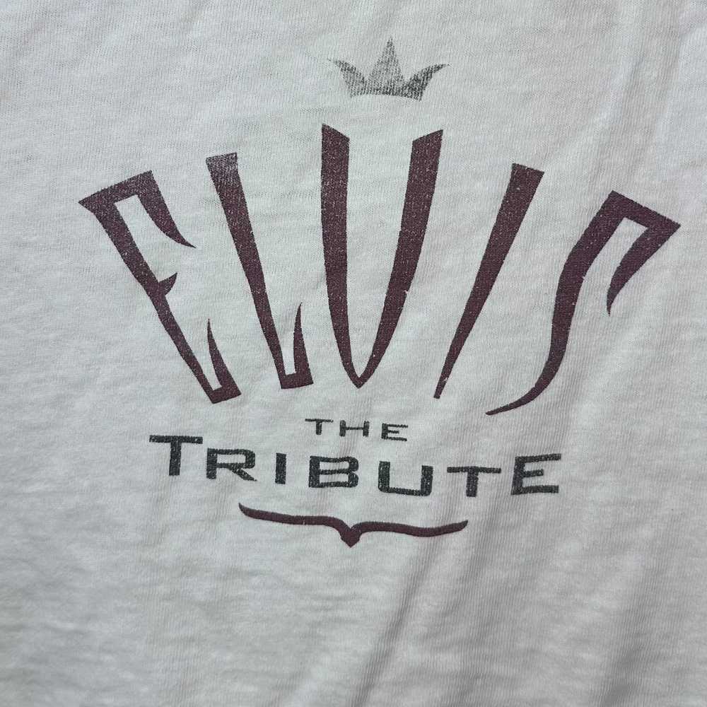 1990s Elvis The Tribute Concert T Shirt, GEM, 199… - image 4