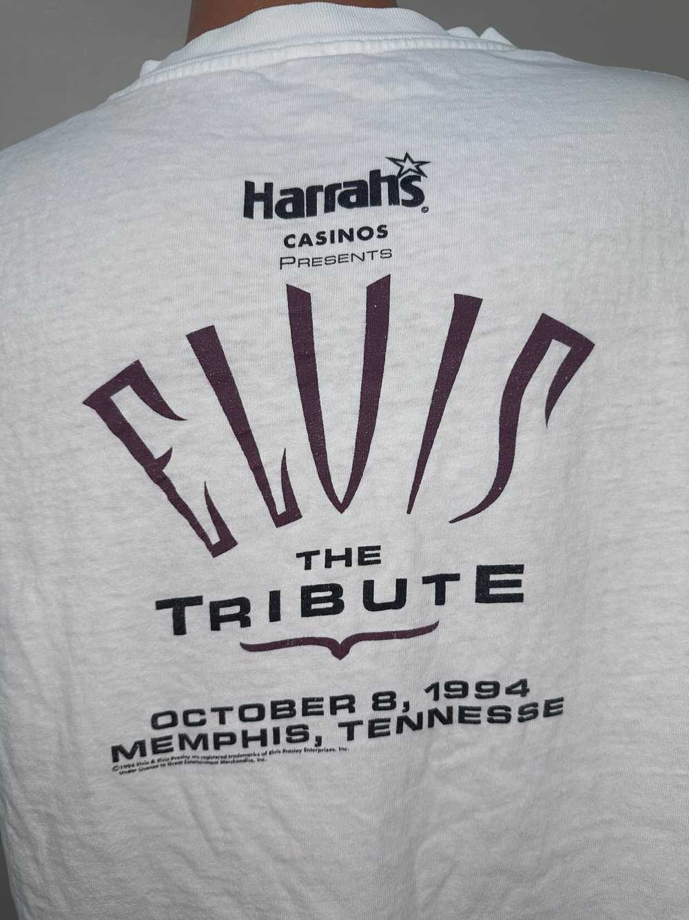 1990s Elvis The Tribute Concert T Shirt, GEM, 199… - image 5