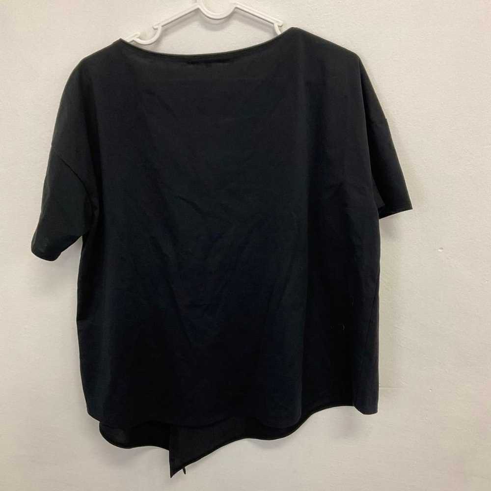 23 wards, short-sleeved shirt, blouse, black, siz… - image 3