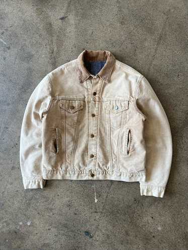 1990s Carhartt Trucker Jacket Faded Tan