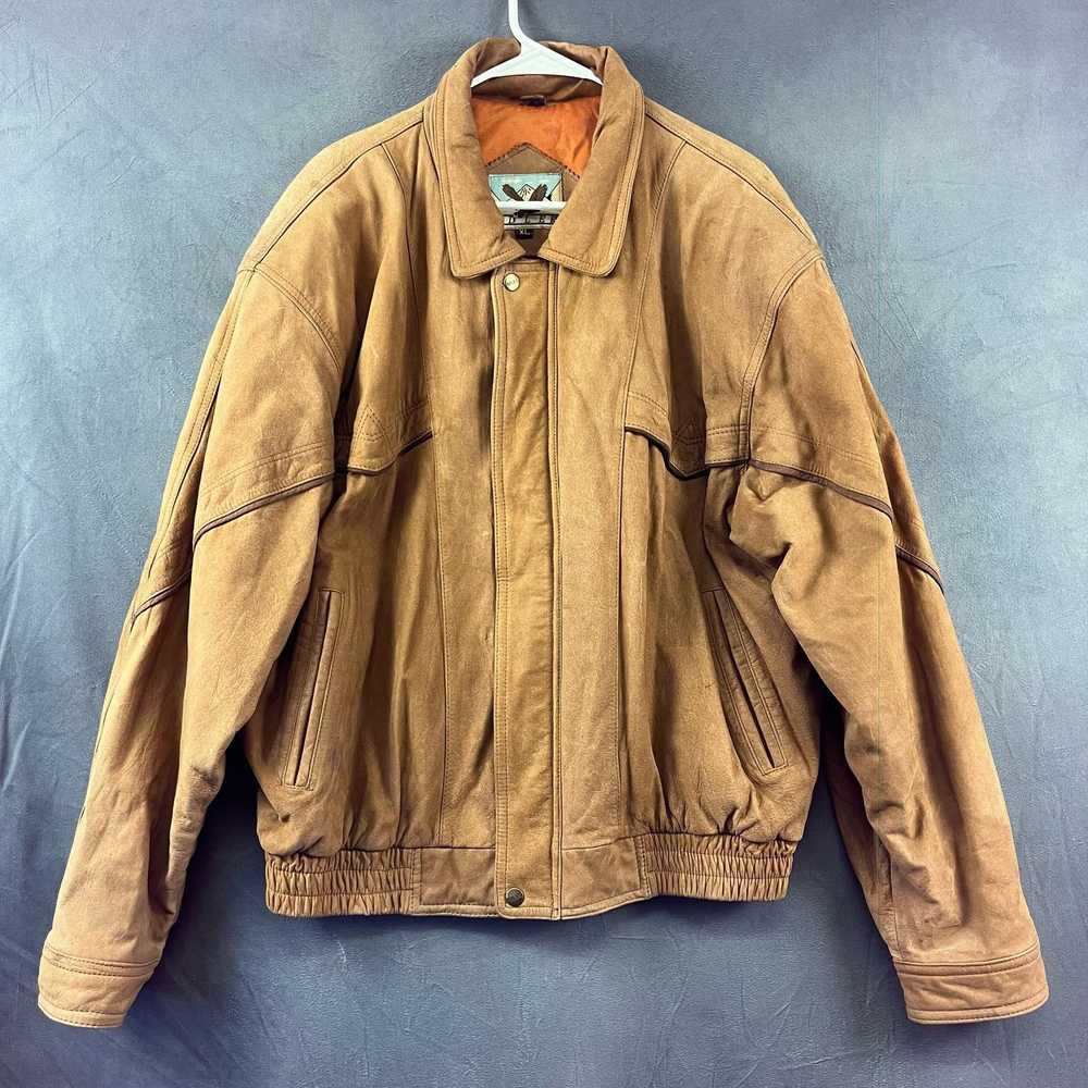 Generic Vintage Adler Suede Full Zip Bomber Jacke… - image 1