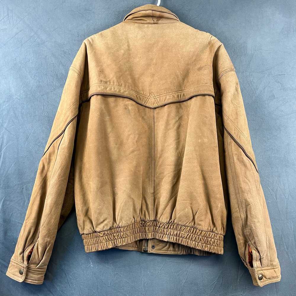 Generic Vintage Adler Suede Full Zip Bomber Jacke… - image 2