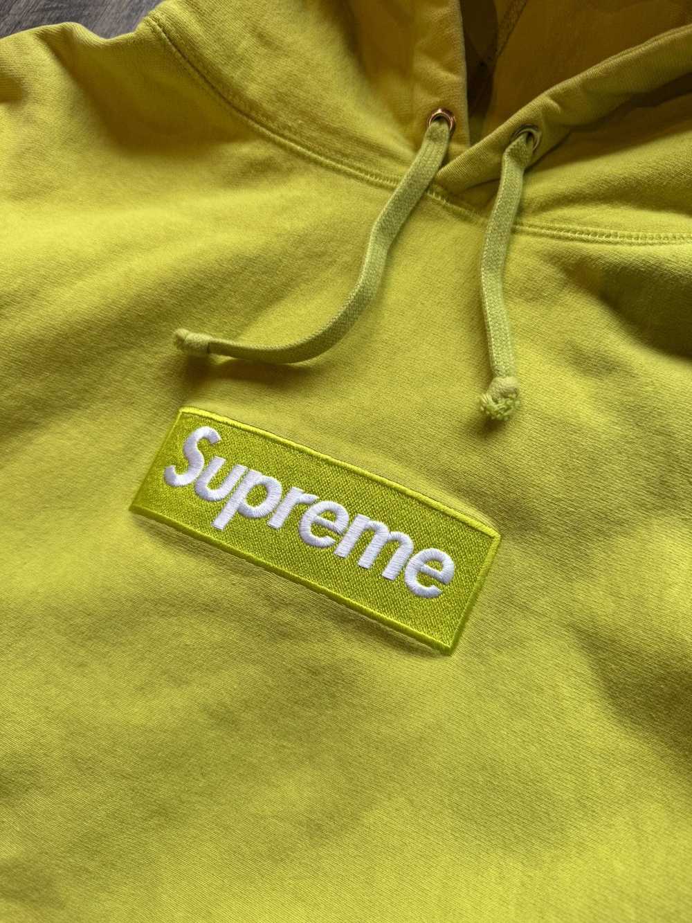 Supreme Supreme 2012 Acid Box Logo Lime Green Hoo… - image 4