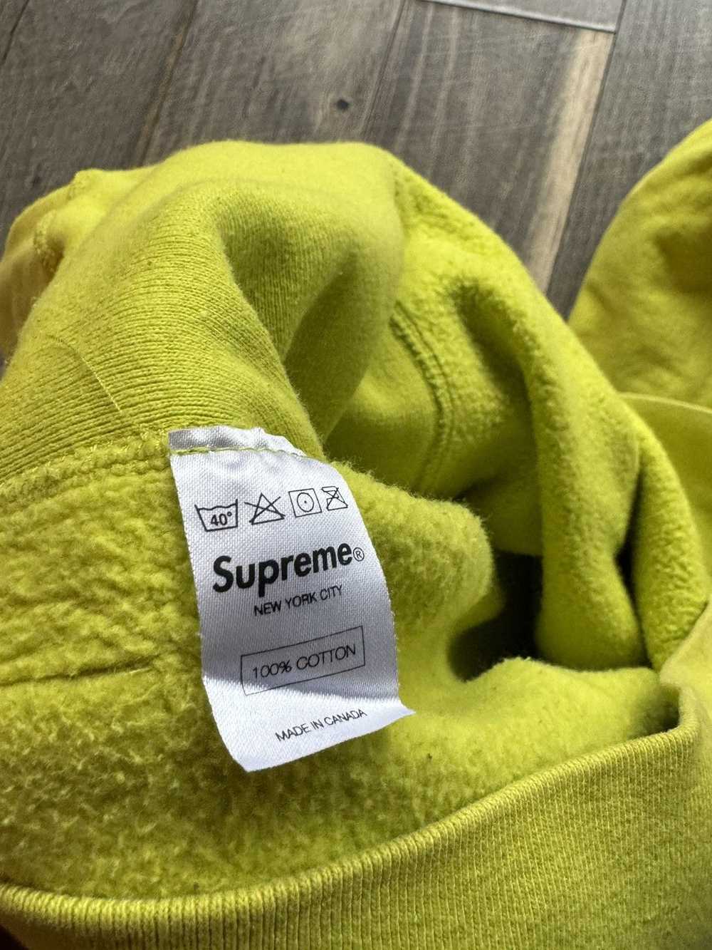 Supreme Supreme 2012 Acid Box Logo Lime Green Hoo… - image 9