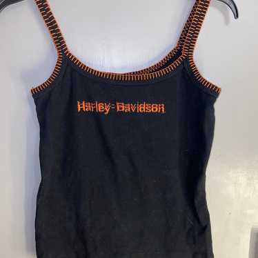 80's/90's Harley Davidson Sleeveless Highway Honey Vintage Lace Trim Tank hotsell Top