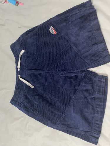 Nike Corduroy navy blue Nike shorts