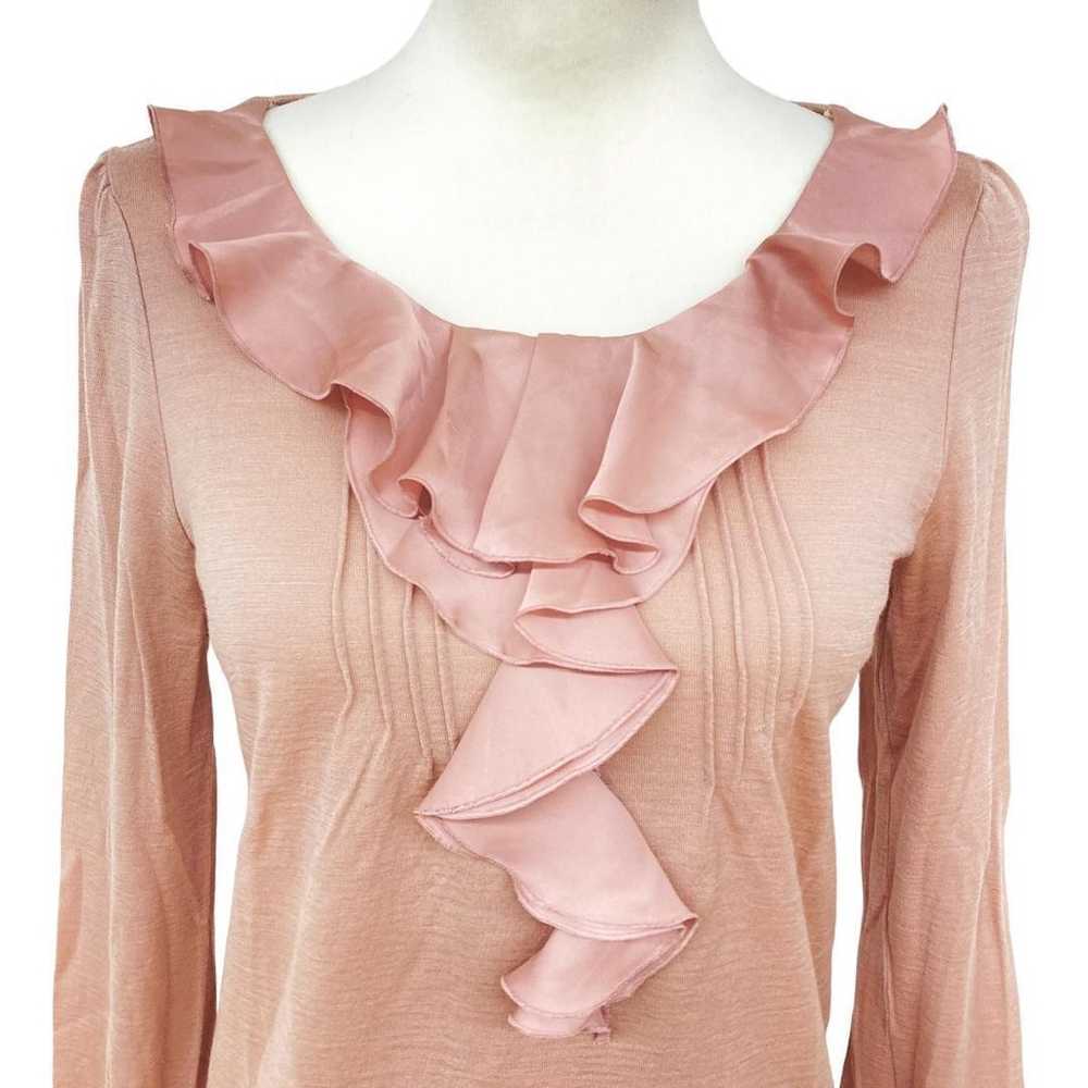 Aylesbury - Pink L Blouse with Frills, Elegant - image 3