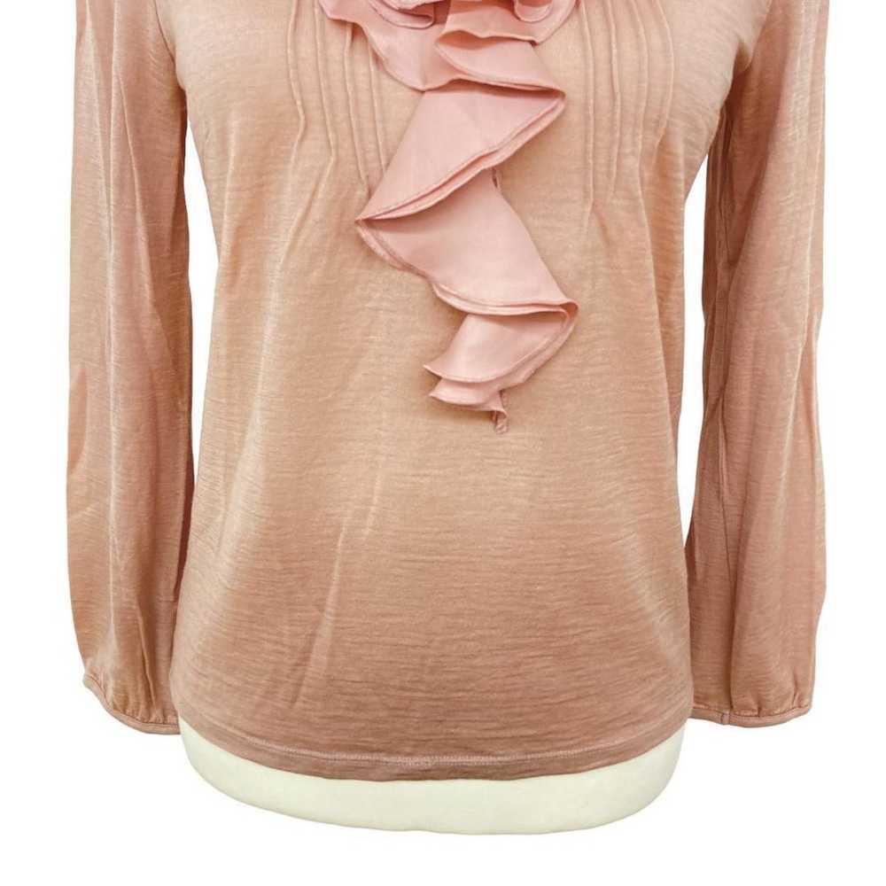 Aylesbury - Pink L Blouse with Frills, Elegant - image 4