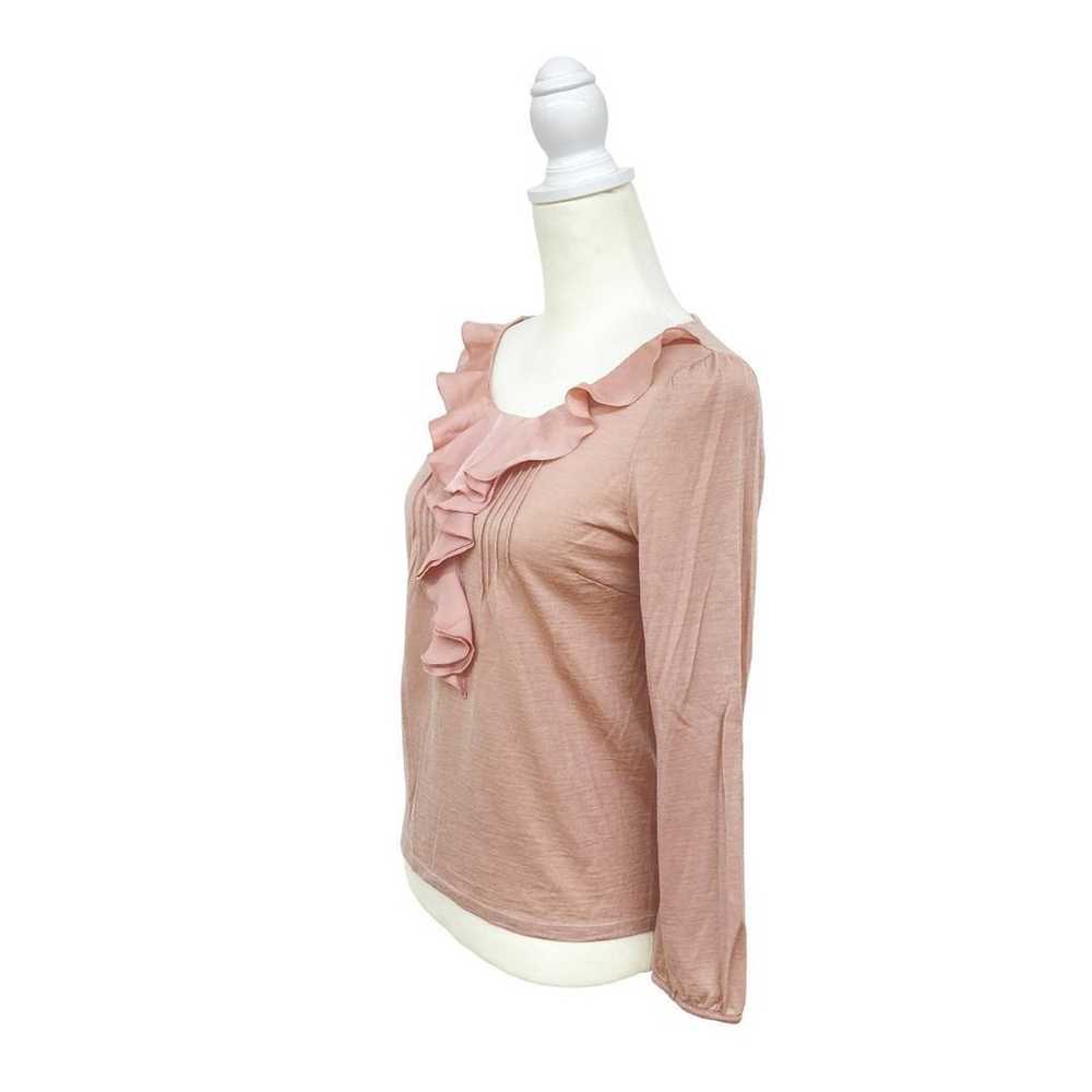 Aylesbury - Pink L Blouse with Frills, Elegant - image 5