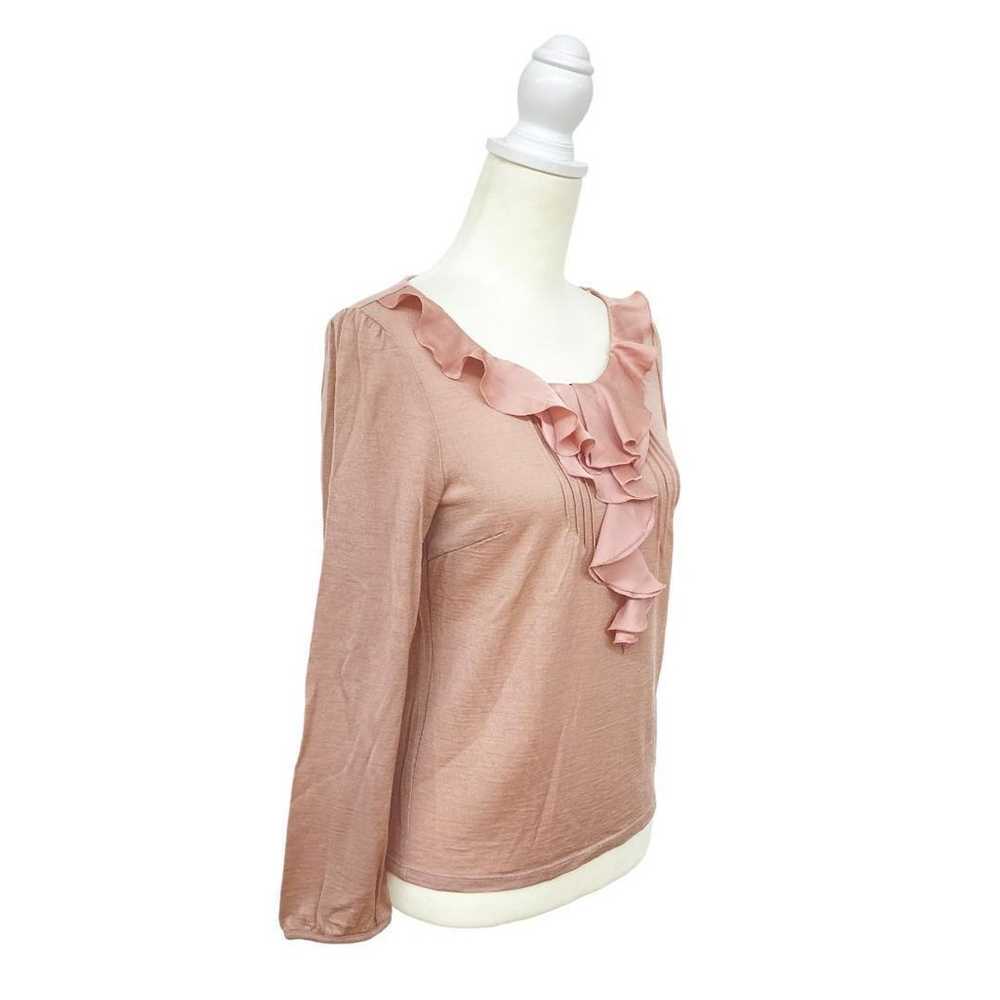 Aylesbury - Pink L Blouse with Frills, Elegant - image 6