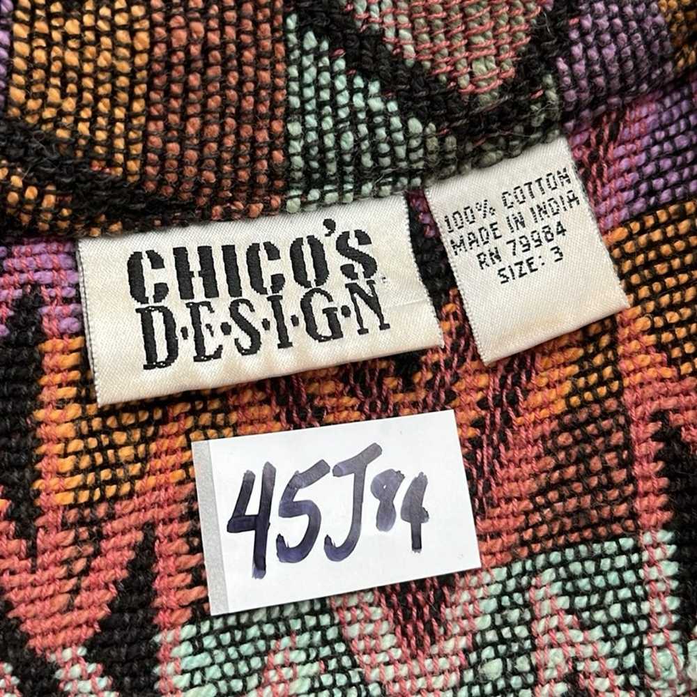 Chicos Boho Tapestry Jacket Large Boxy Oversized … - image 2