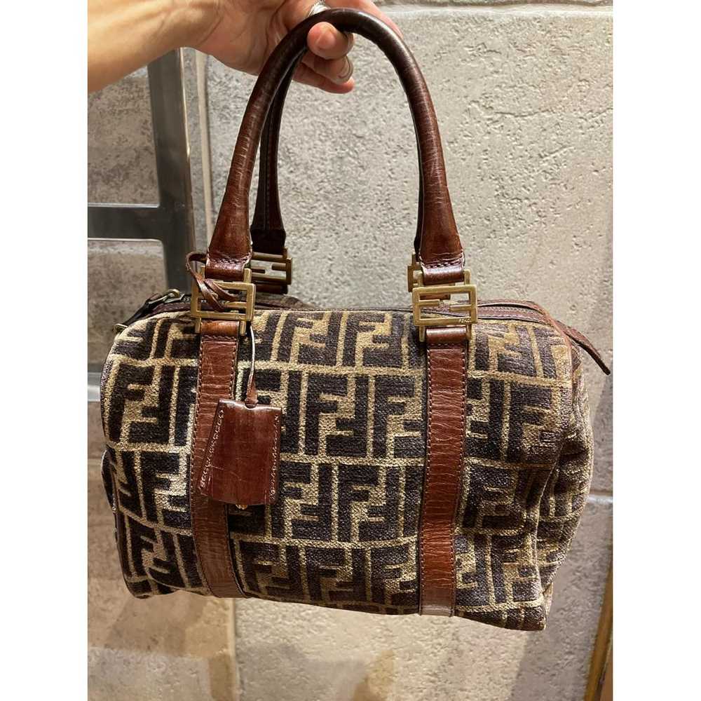 Fendi Mamma Baguette velvet handbag - image 2