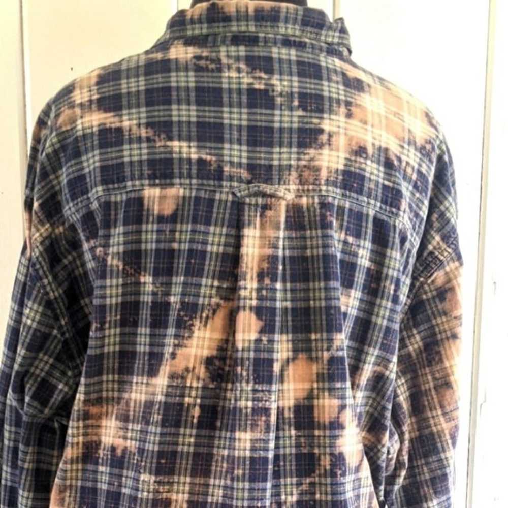 Oversized Distressed Boyfriend Plaid XL - image 10