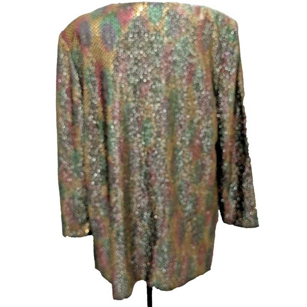 Another Thyme Top Plus XXL  Sequins Mesh  Sheer W… - image 3