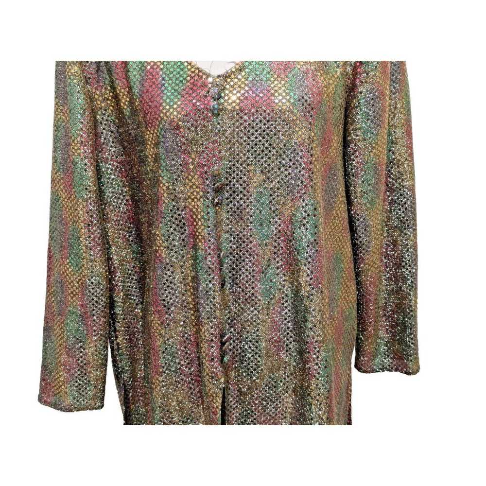 Another Thyme Top Plus XXL  Sequins Mesh  Sheer W… - image 7