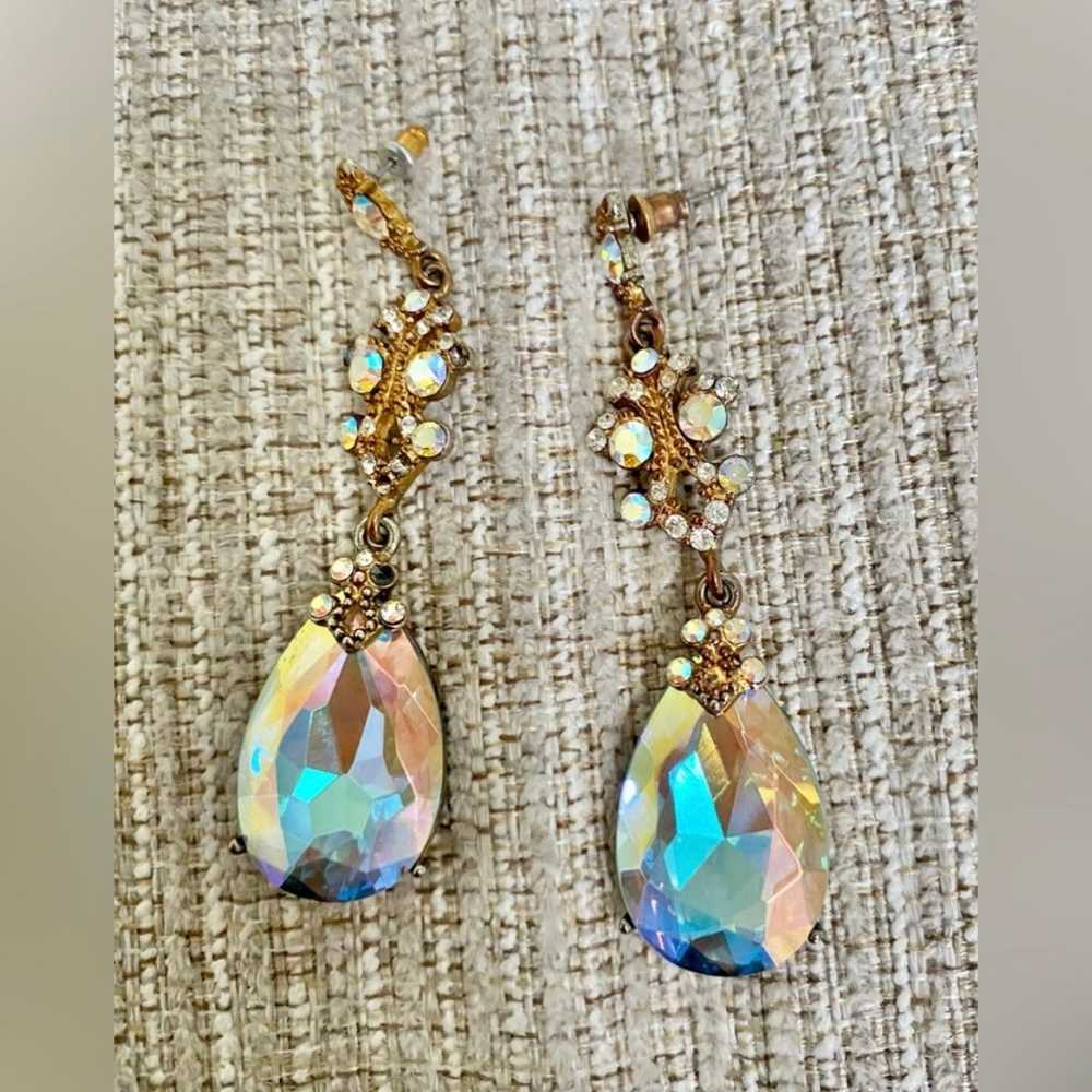 ** Multi-Color Gemstone - Dangle Earrings  ** - image 1